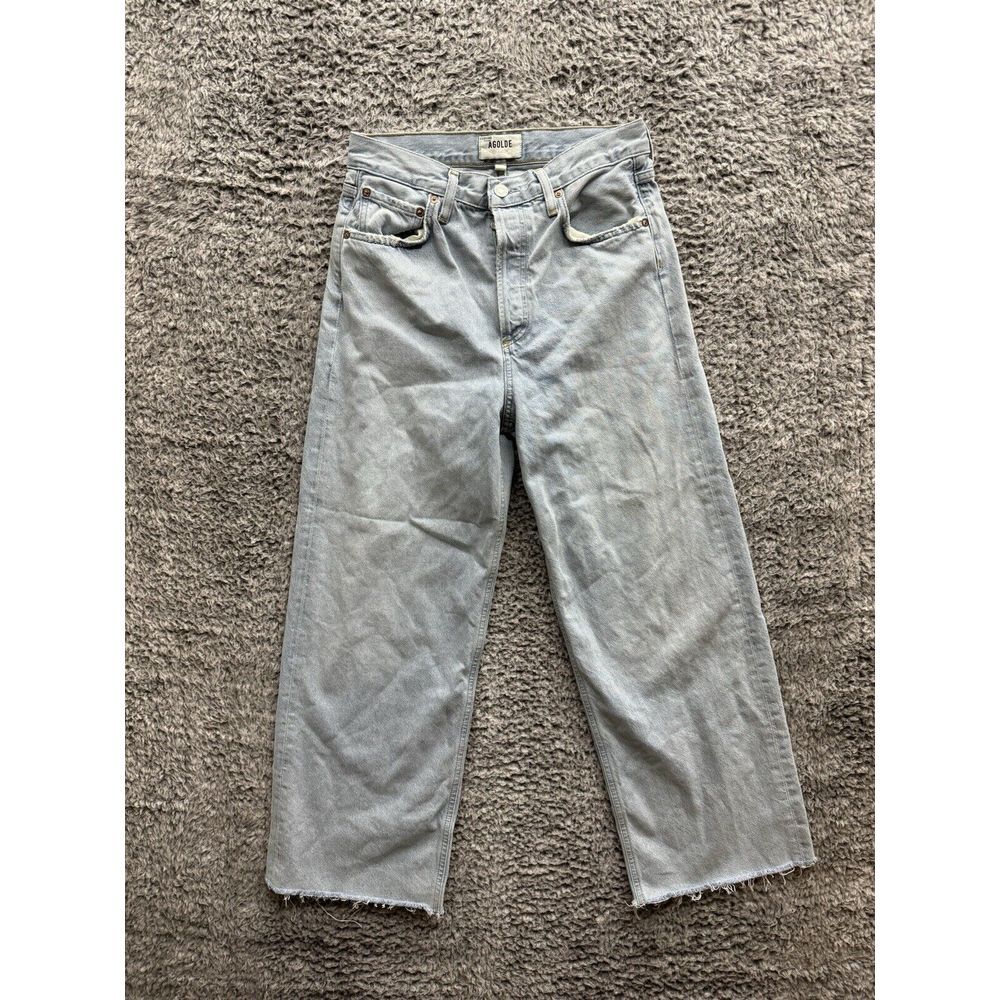 Agolde Gray Flare & Wide Leg Jeans